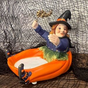 PartyLite Halloween Witch Candle Holder